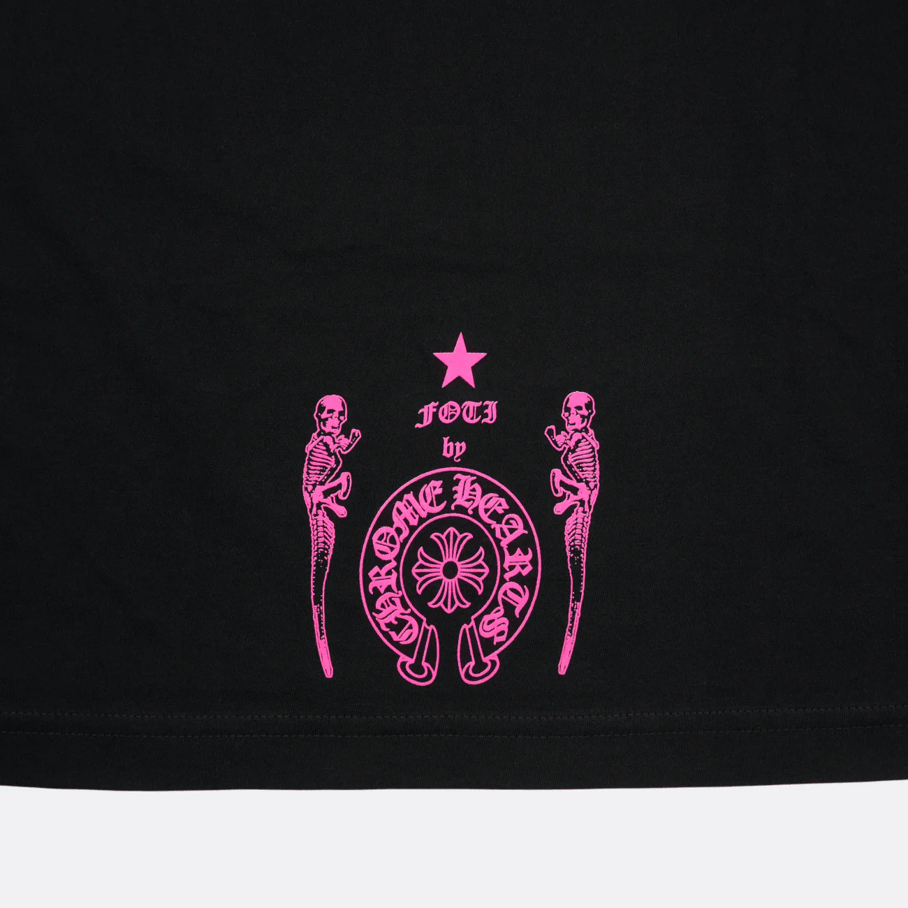 フォティフロントプリント 【カットソー】【ブラック×ピンク】【新品】 SIZE:L - Image 4