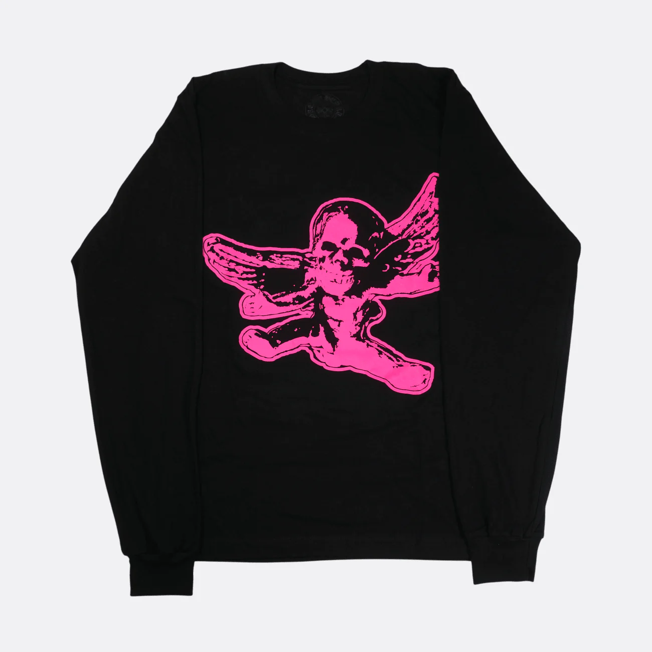 フォティフロントプリント 【カットソー】【ブラック×ピンク】【新品】 SIZE:M
