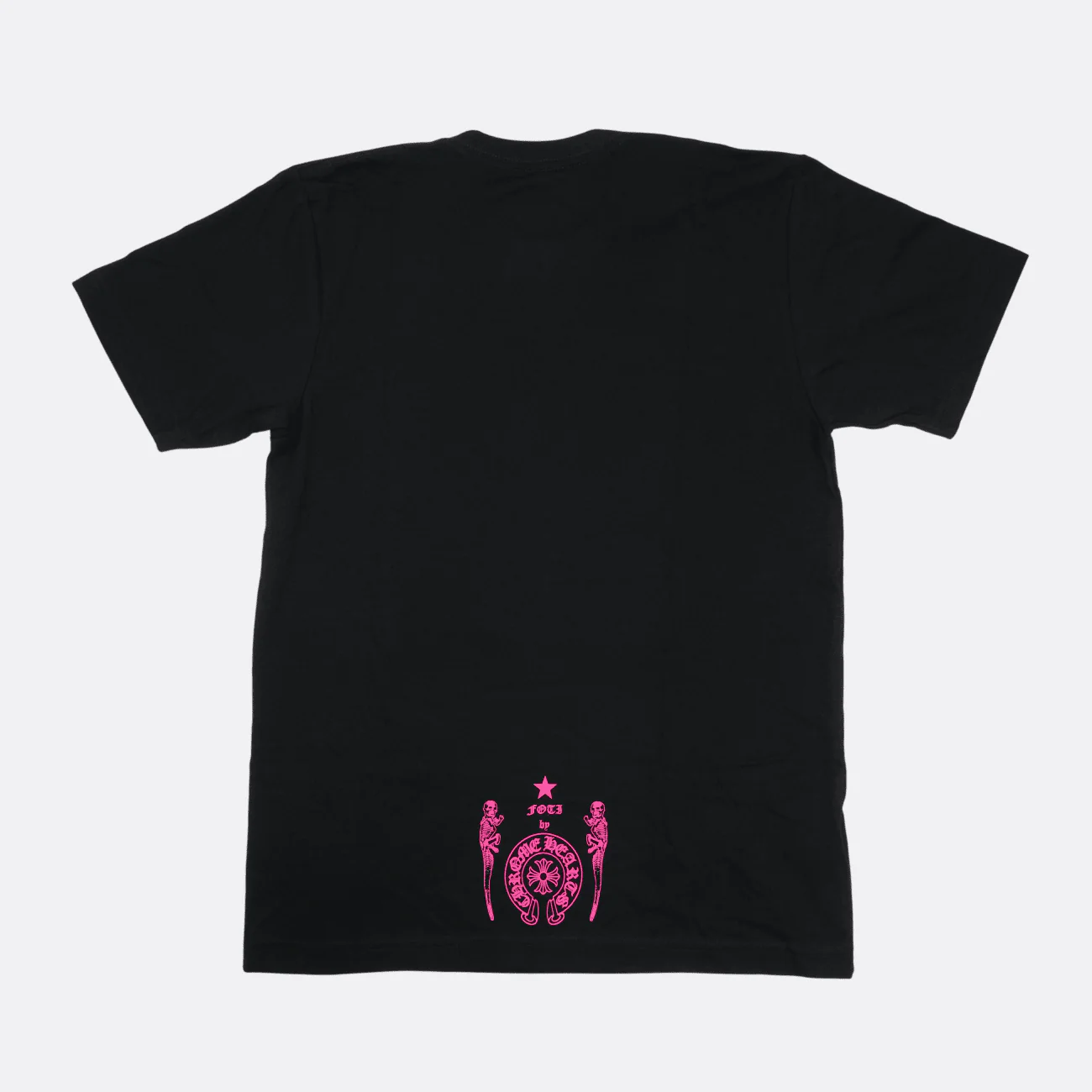 フォティフロントプリント 【Tシャツ】【ブラック×ピンク】【新品】 SIZE:M - Image 2