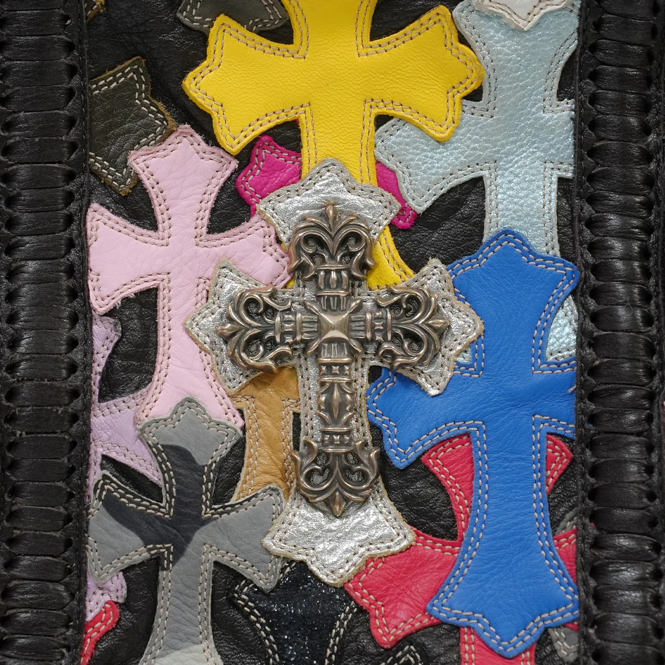 マルチクロスパッチフィリグリー付き リトルリヨン MULTI FILIGREE LITTLE LYON 【レザーバッグ】 - Image 6