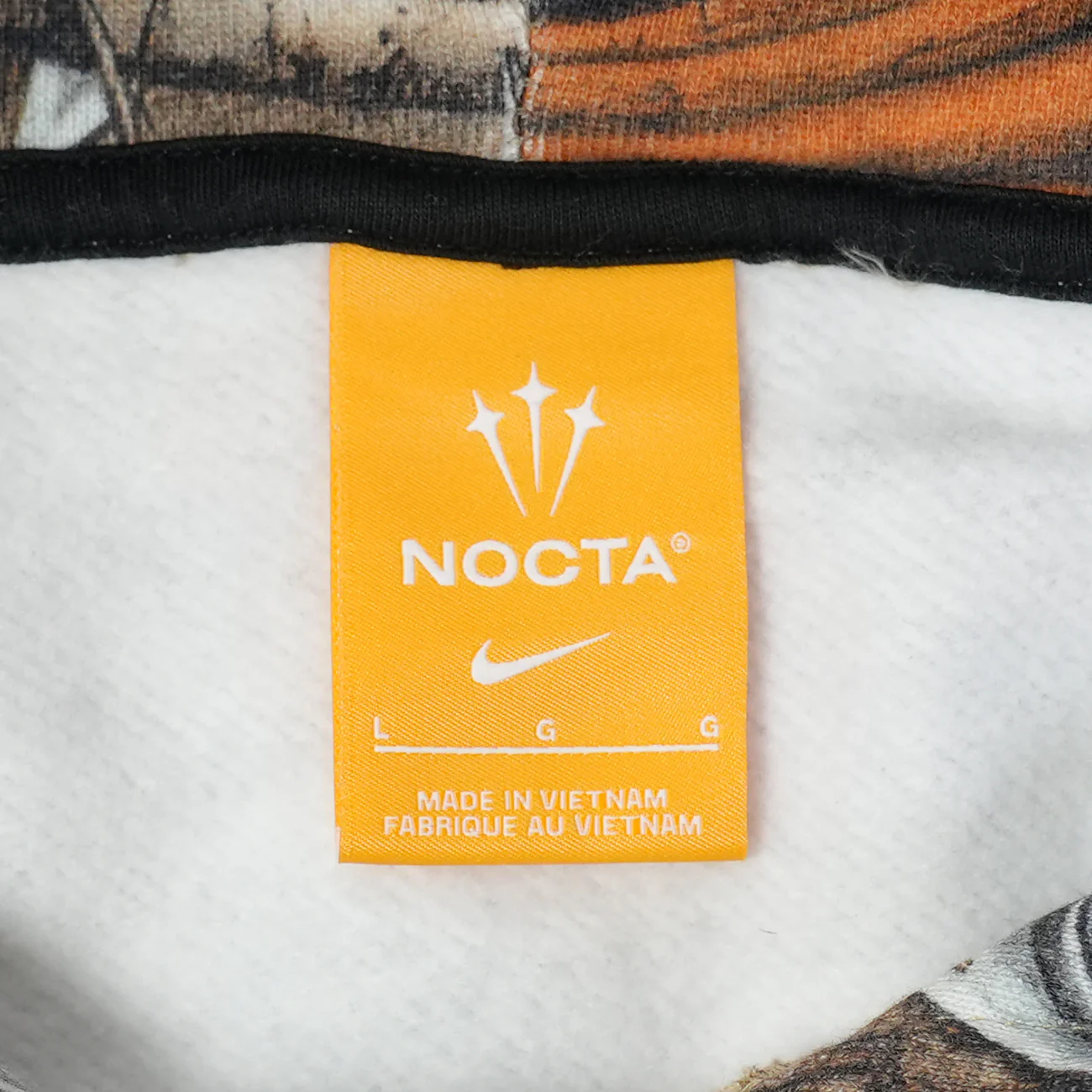 ×ナイキ ノクタ ドレイク NIKE NOCTA  DRAKE 【ホースシューバックプリント総柄パーカー】【カモフラ】【新品】 SIZE:L - Image 8
