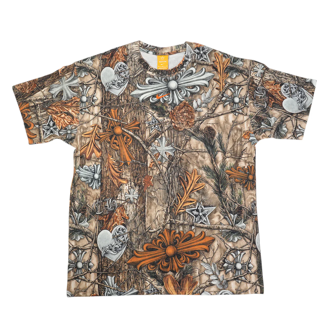 ×ナイキ ノクタ ドレイク NIKE NOCTA DRAKE 【ネックロゴ総柄Tシャツ】【カモフラ】【新品】 SIZE:M