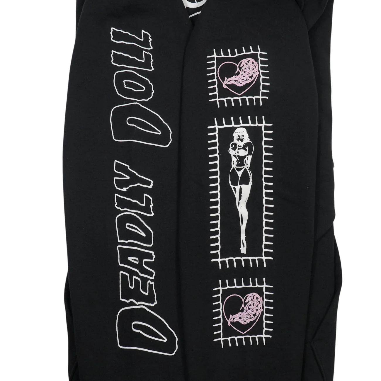 デッドリードール DEADLY DOLLプリント 【ジップパーカー】【ブラック】【新品】 SIZE:L - Image 4