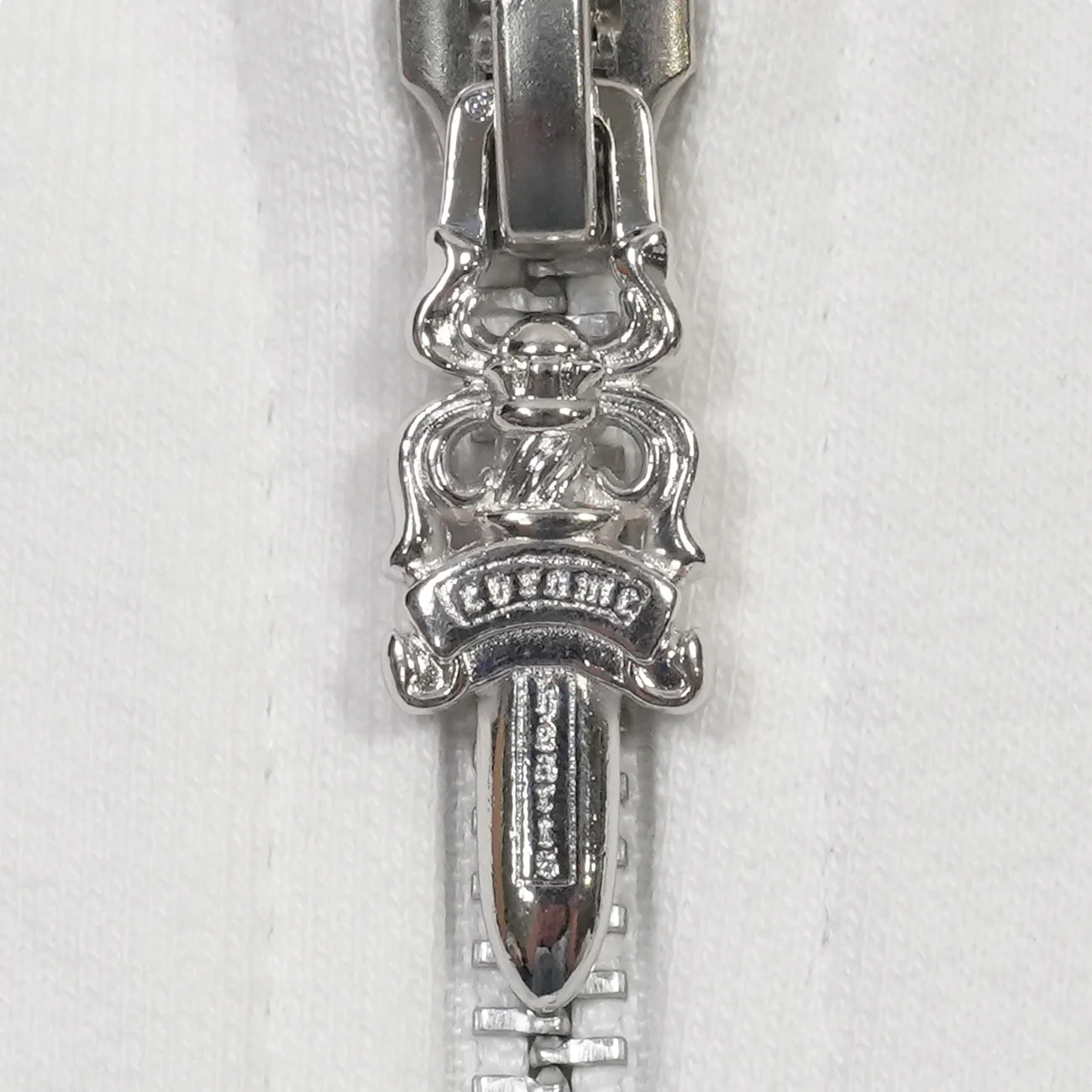 袖ロゴプリント 【ジップパーカー】【ホワイト】【新品】 SIZE:M - Image 5