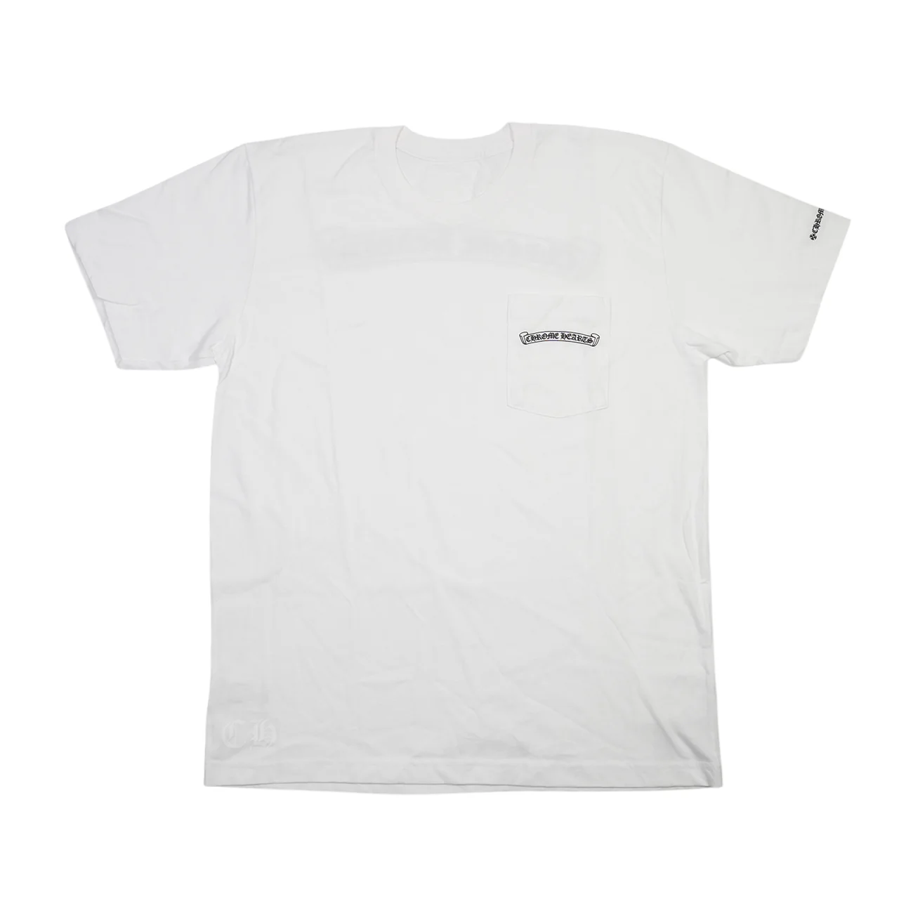 スクロールラベルバックプリント 【Tシャツ】【ホワイト】【新品】 SIZE:L
