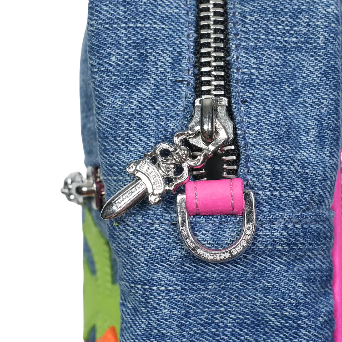 タカミニ デニムクロスパッチ TAKA MINI DENIM CROSS PATCH 【デニムレザーショルダーバッグ】 - Image 12