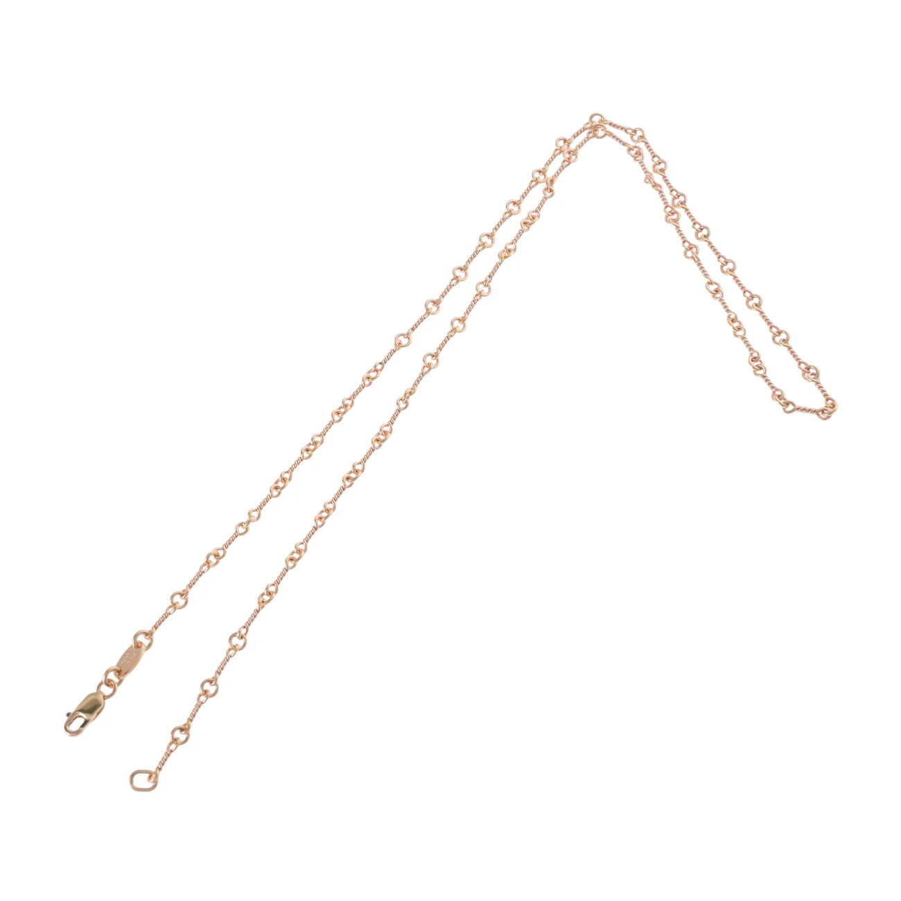 22K ツイストチェーン 18インチ T18 NECK CHAIN 【ゴールドネックレス チェーン】