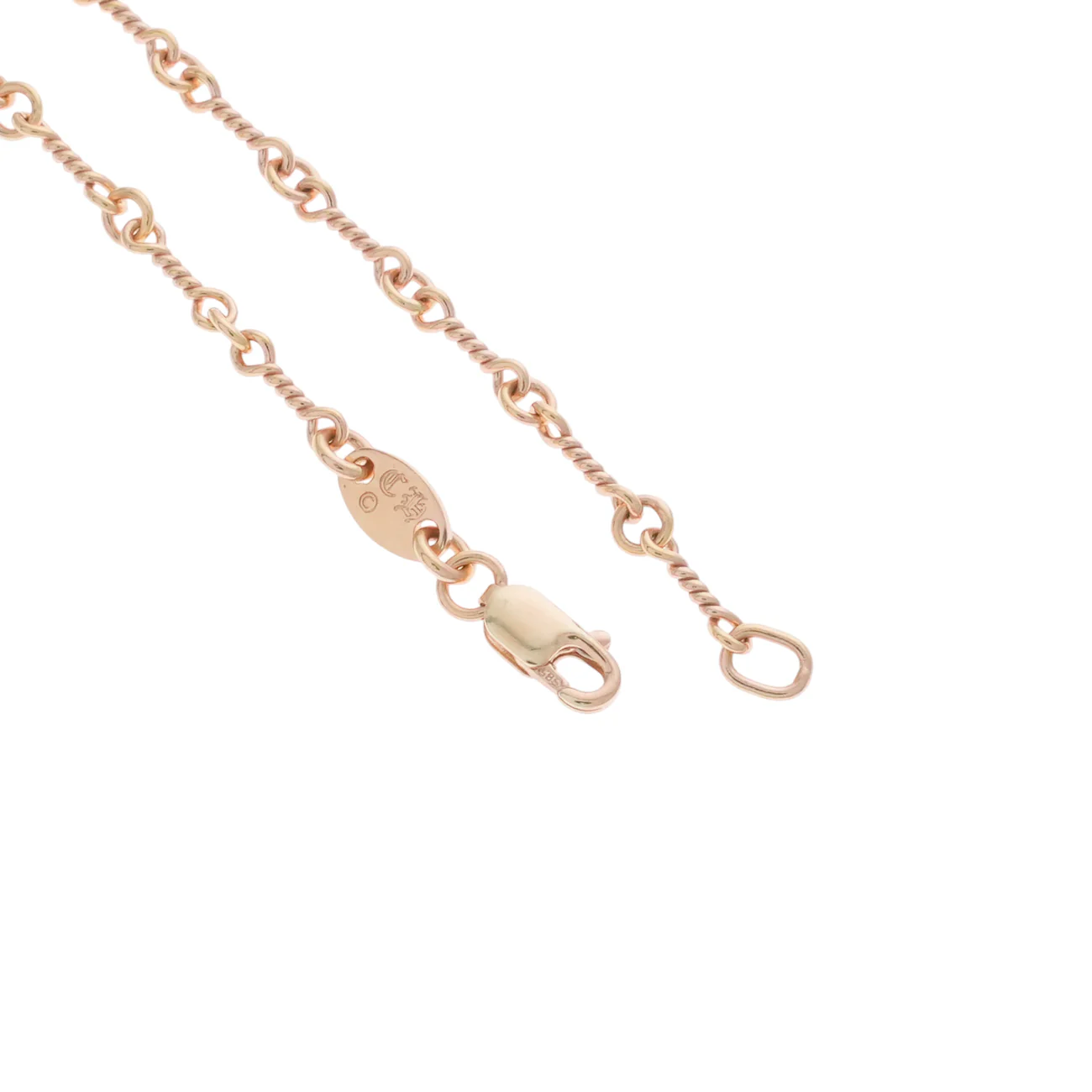 22K ツイストチェーン 18インチ T18 NECK CHAIN 【ゴールドネックレス チェーン】 - Image 2