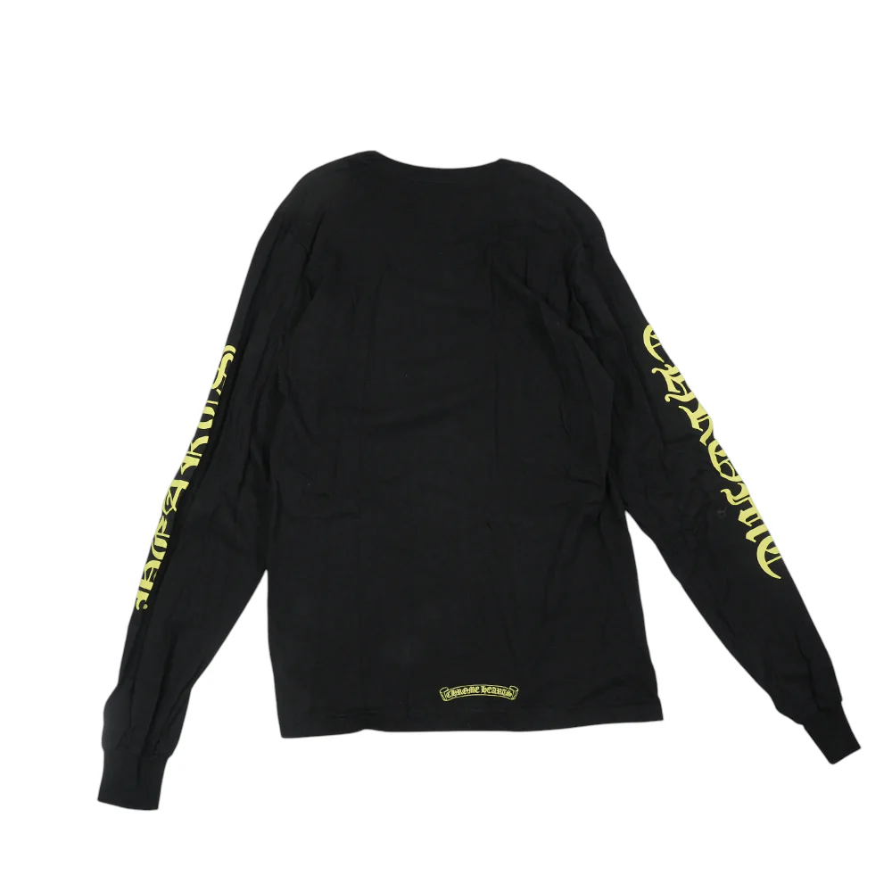 L S 1 ネックロゴプリント長袖カットソー - Image 5