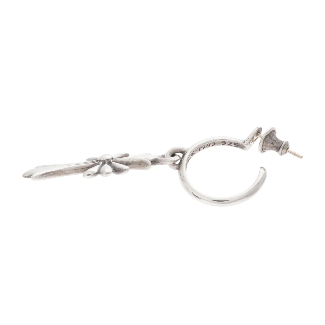 タイニーCHクロスフープ TINY CH CROSS HOOP 【シルバーピアス】 - Image 4