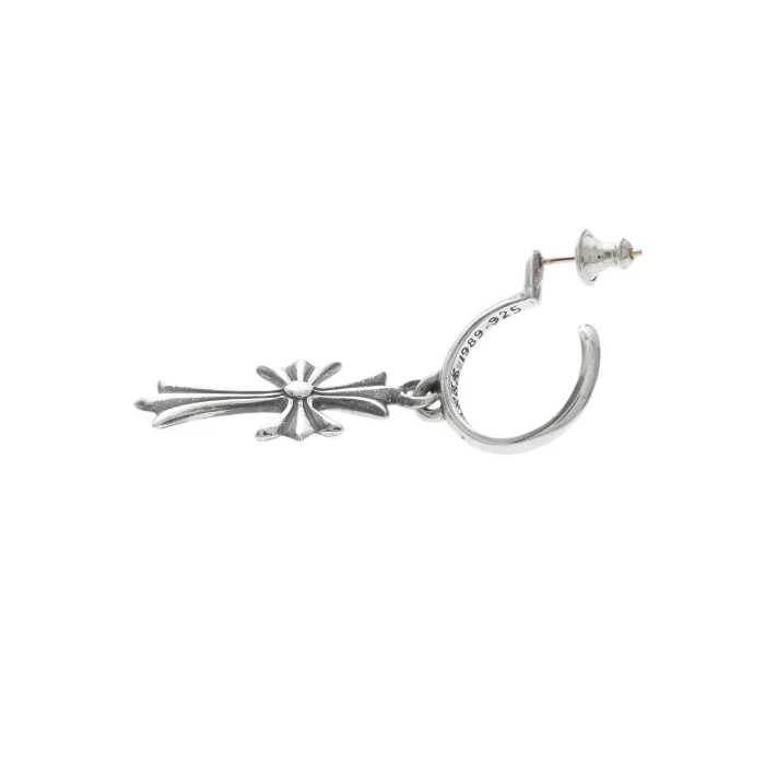 タイニーCHクロスフープ TINY CH CROSS HOOP 【シルバーピアス】 - Image 3