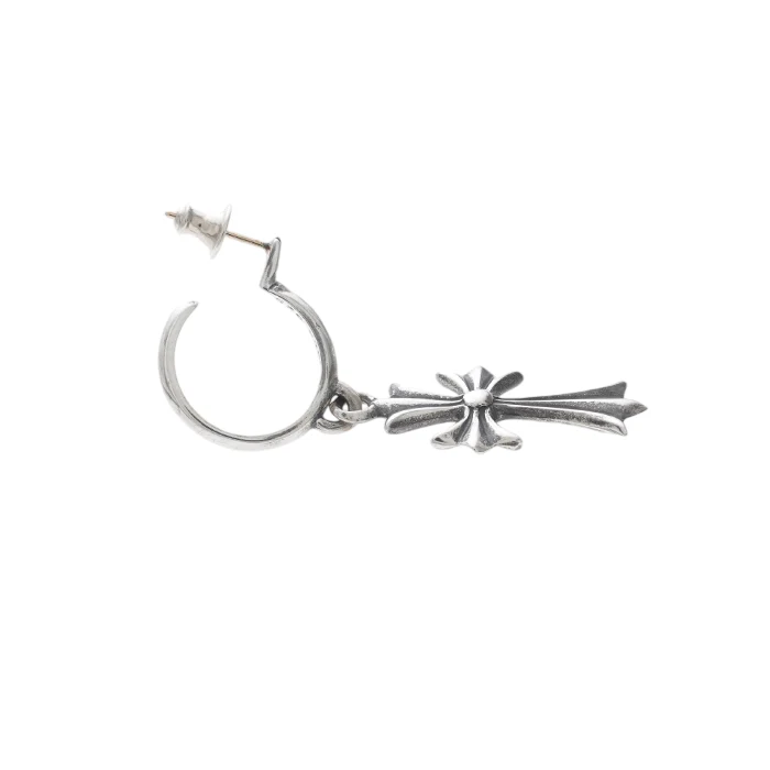 タイニーCHクロスフープ TINY CH CROSS HOOP 【シルバーピアス】 - Image 4