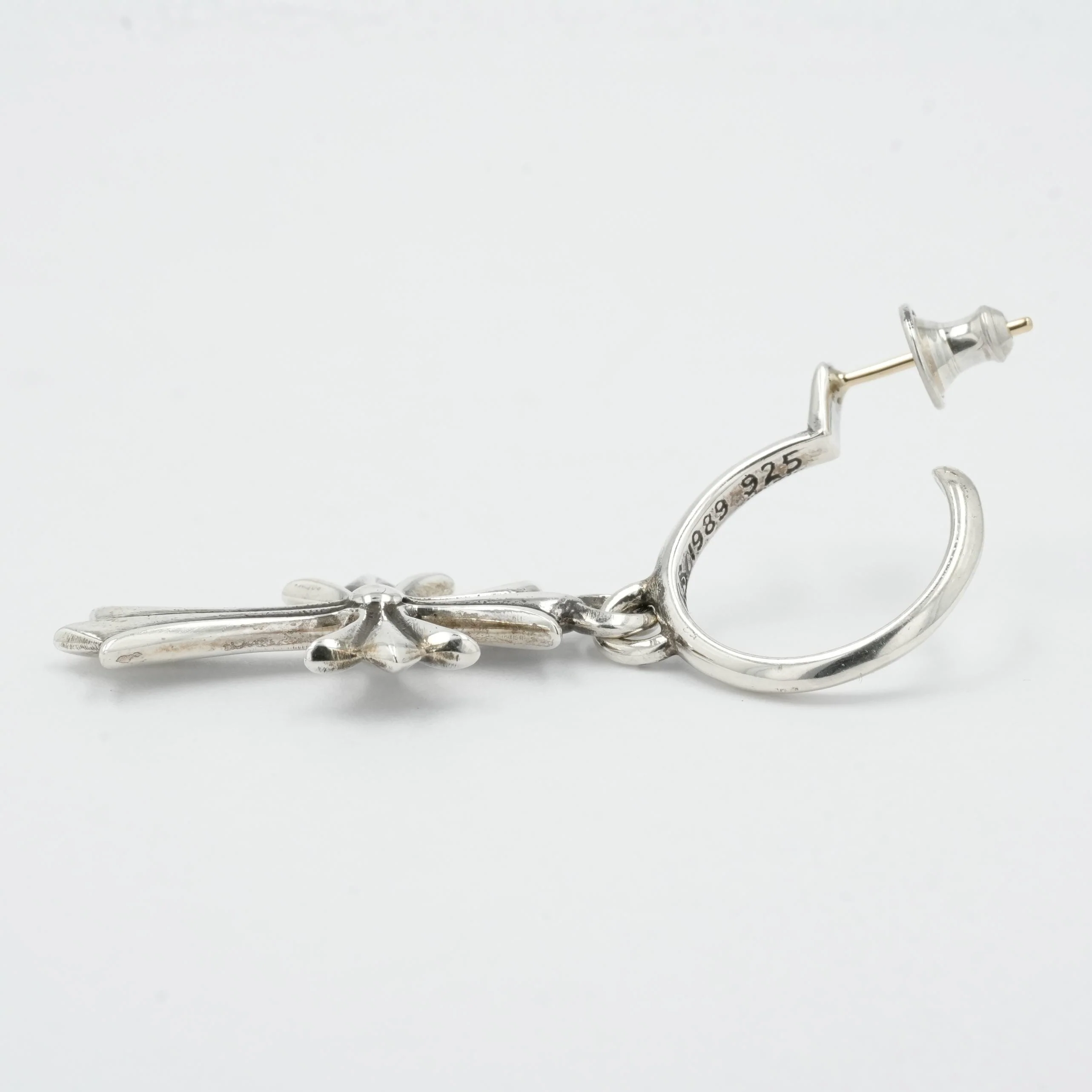 タイニーCHクロスフープ TINY CH CROSS HOOP 【シルバーピアス】 - Image 2