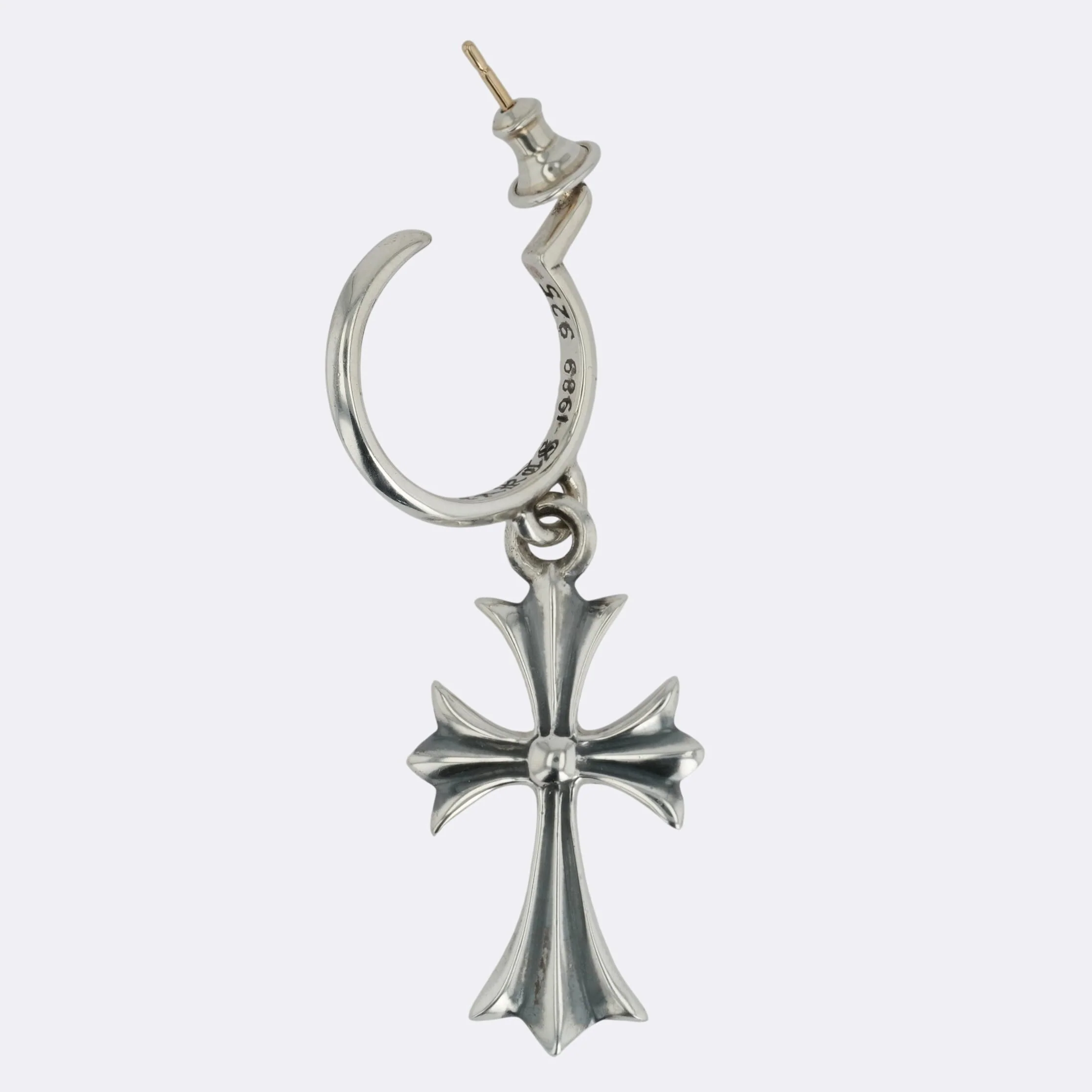 タイニーCHクロスフープ TINY CH CROSS HOOP 【シルバーピアス】 - Image 2