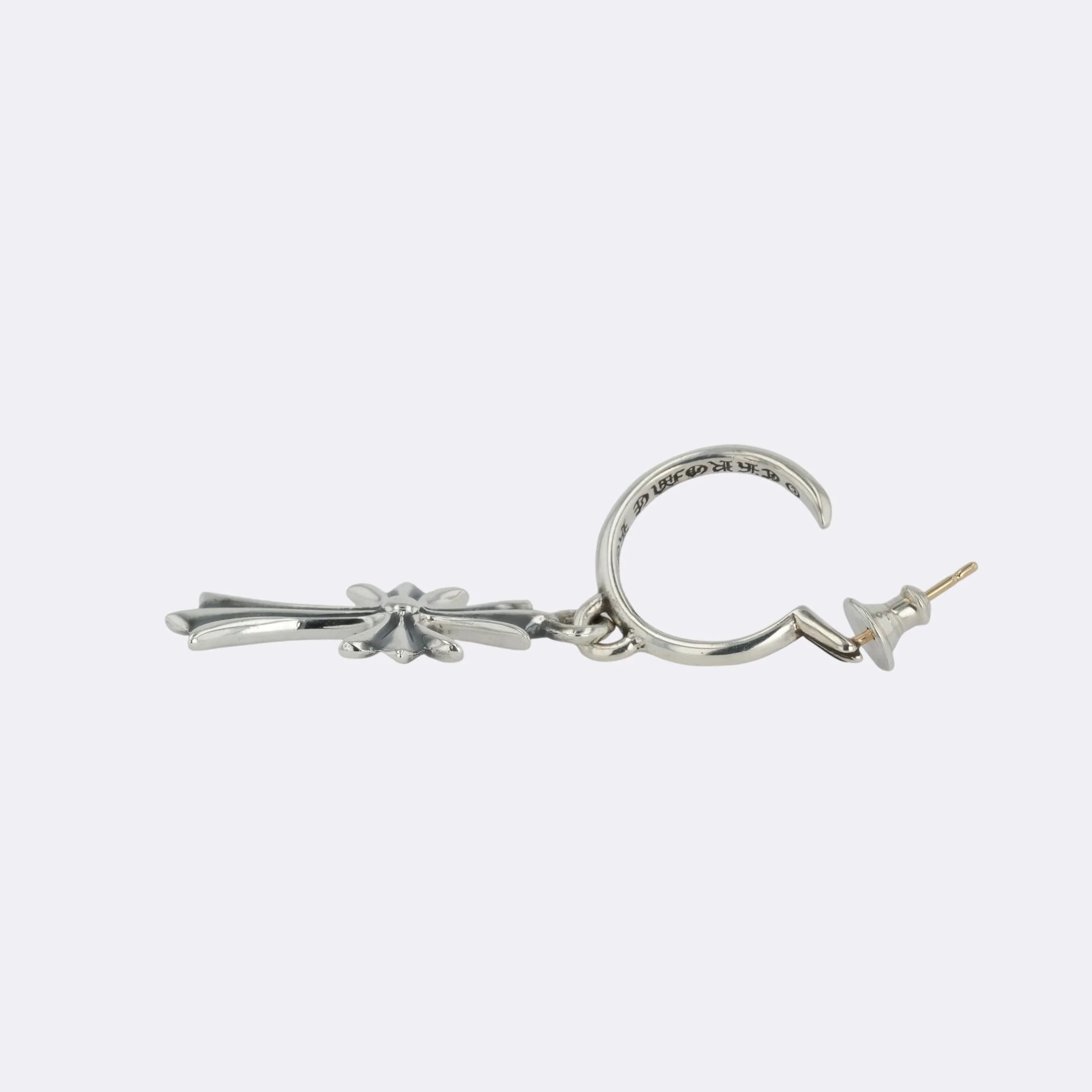 タイニーCHクロスフープ TINY CH CROSS HOOP 【シルバーピアス】 - Image 4