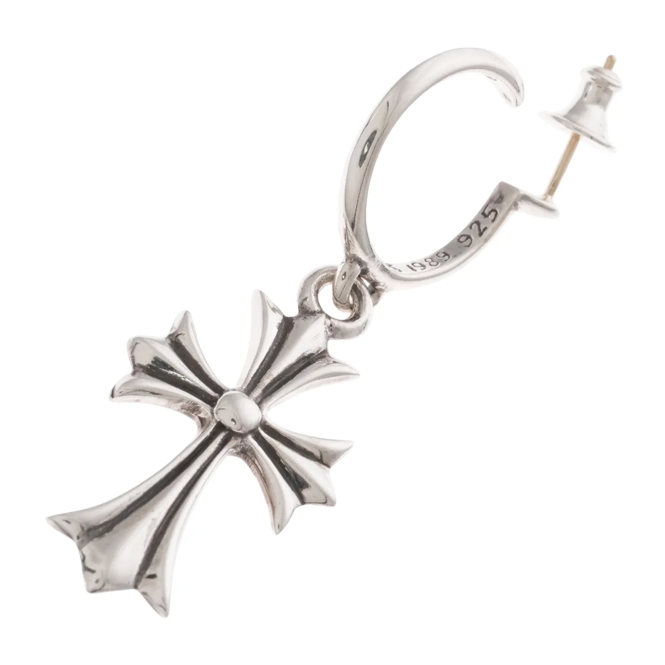 タイニーCHクロスフープ TINY CH CROSS HOOP 【シルバーピアス】 - Image 2