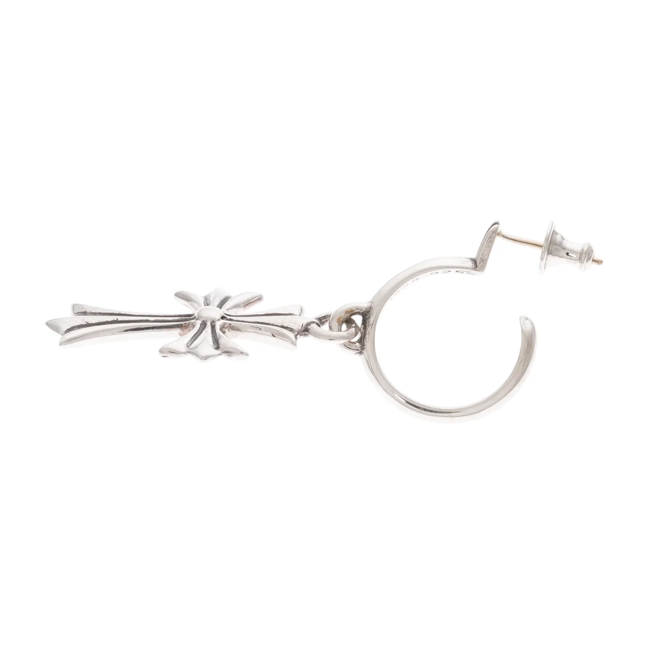 タイニーCHクロスフープ TINY CH CROSS HOOP 【シルバーピアス】 - Image 4