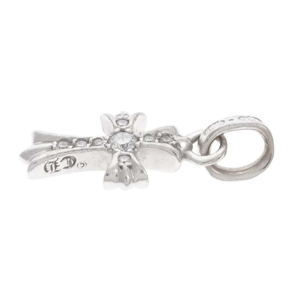 18K ベイビーファット PAVE DIA CRS BBYFAT 【ホワイトゴールドネックレストップ チャーム パヴェ ダイヤモンド】 - Image 4