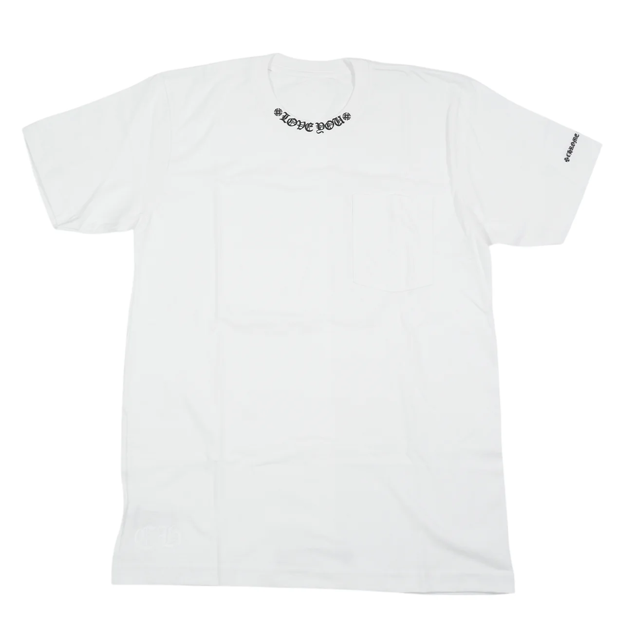 T-SHRT LOVE YOU ラブユーネックプリントTシャツ