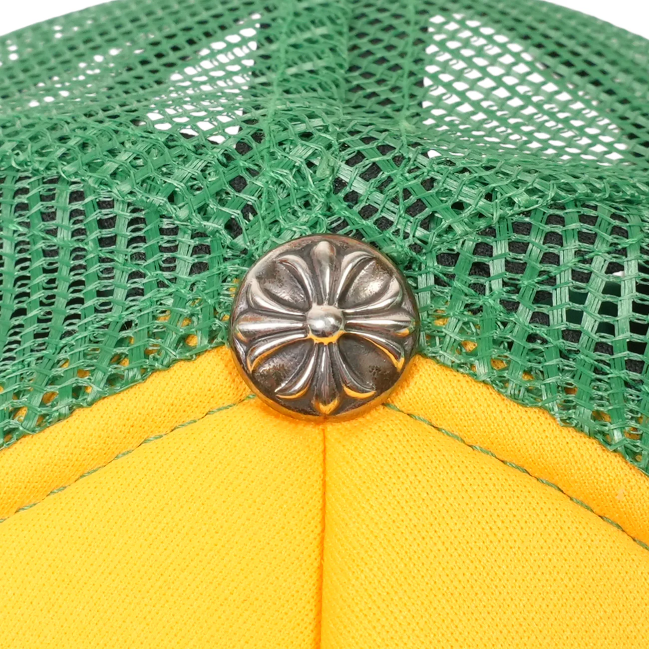 新品PPO【トラッカーキャップ/TRUCKER CAP】【グリーン×イエロー】 SIZE:ONE - Image 5