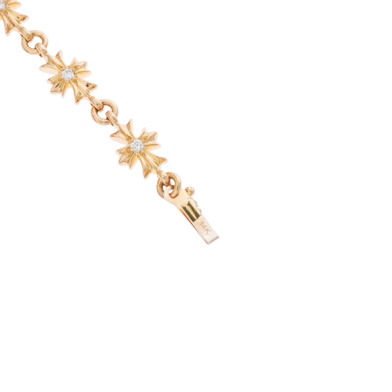 22K タイニーE CHプラス PAVE DIA TINY E CH PLUS 11LINK 【ゴールドブレスレット パヴェ ダイヤモンド】 - Image 4