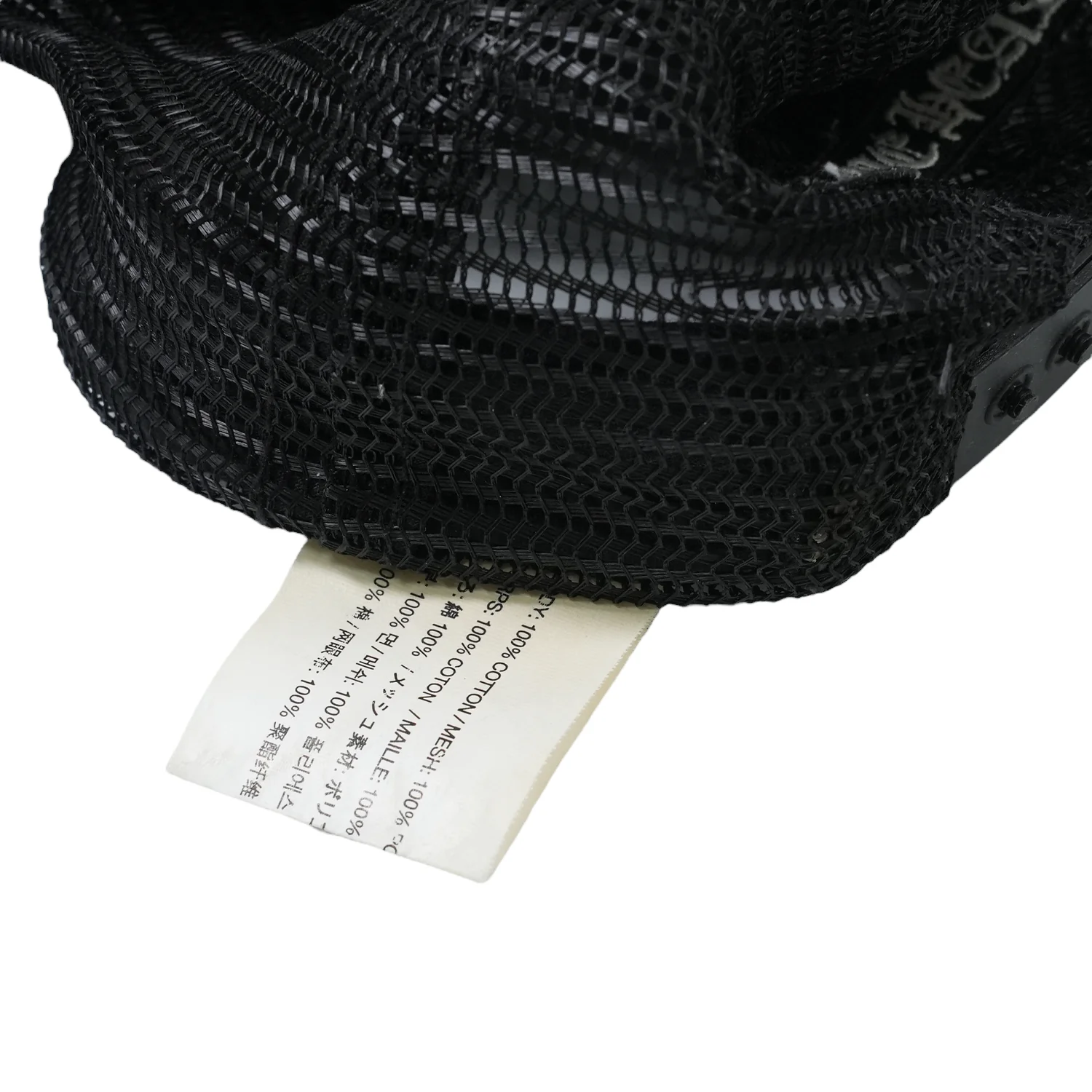 TRUCKER CAP トラッカーキャップ スクロールラベルパッチクロスボール付メッシュキャップ - Image 5