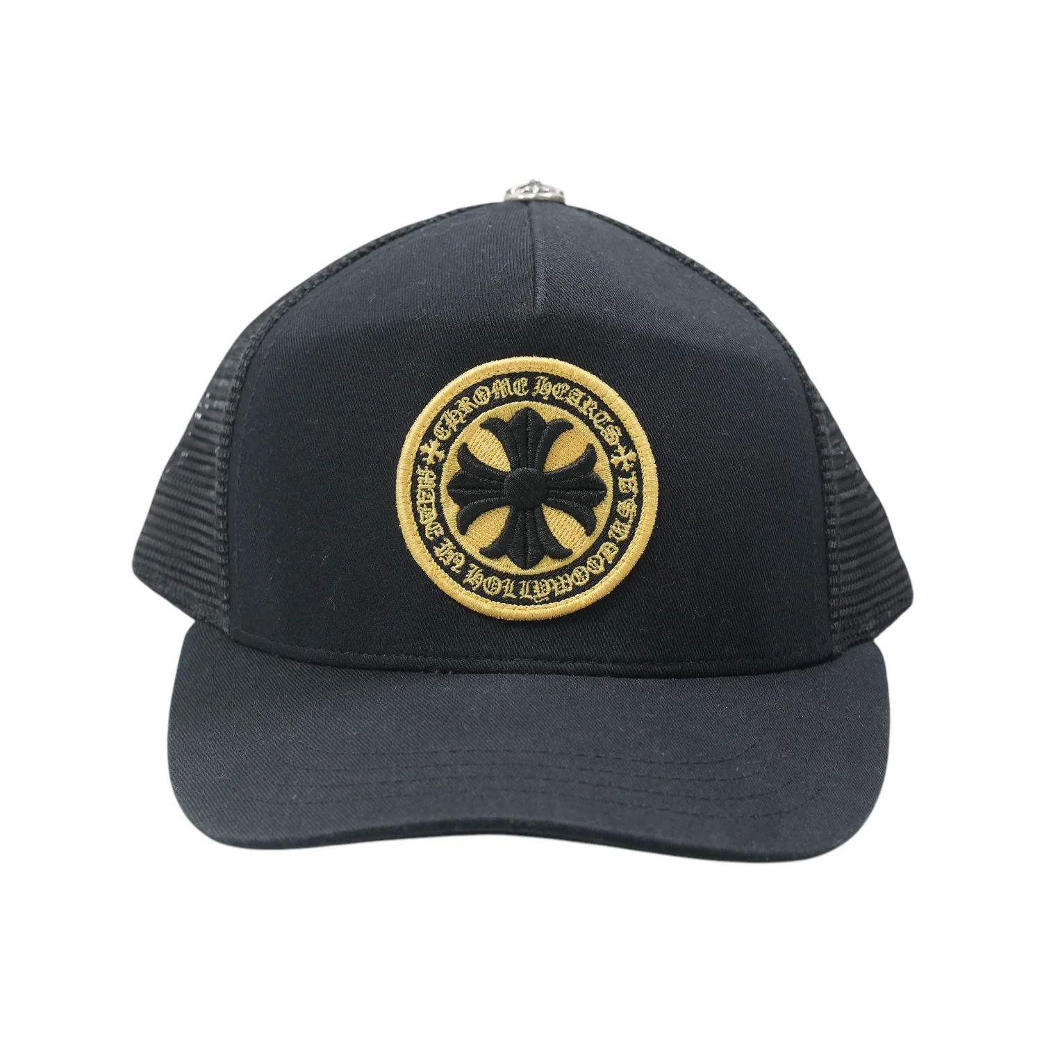 TRUCKER CAP トラッカーキャップ CHプラスパッチクロスボール付メッシュ帽子