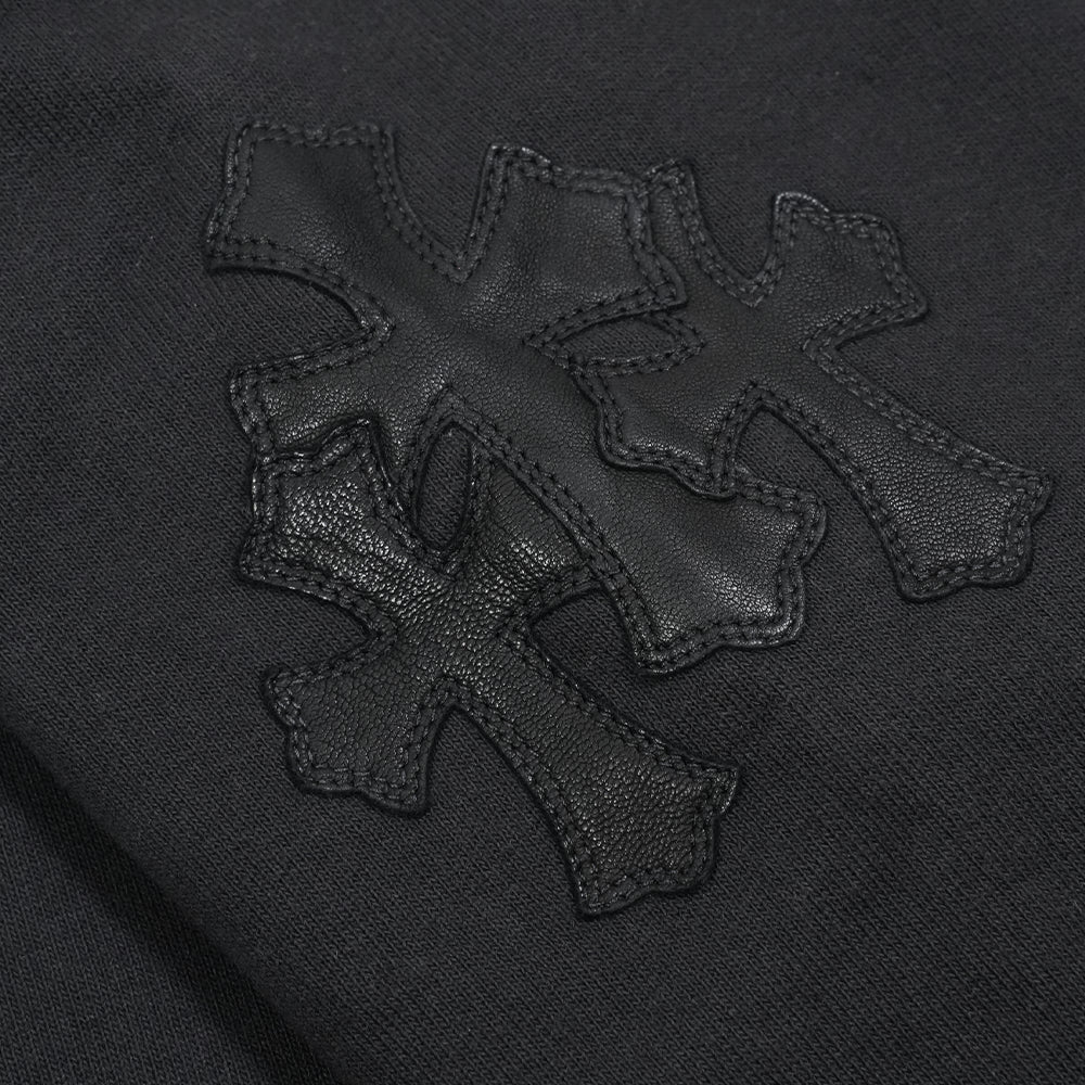 Y NOT HD PLVR GYN U PAPER JAM ラベル付きクロスパッチプルオーバーパーカー XL - Image 3