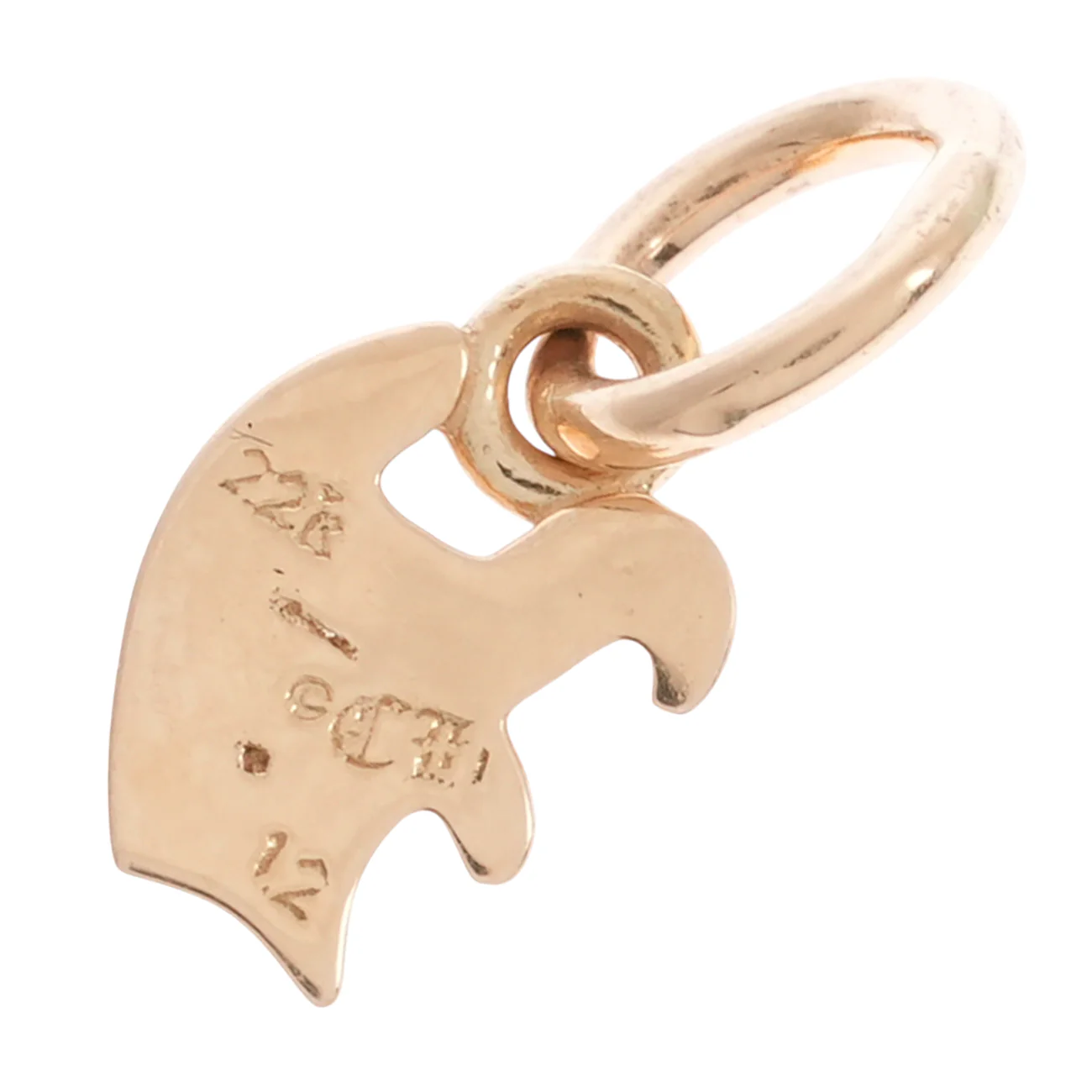 22K イニシャルスタック 【V】ALPHABET STACK 【ゴールドネックレストップ チャーム】 - Image 2