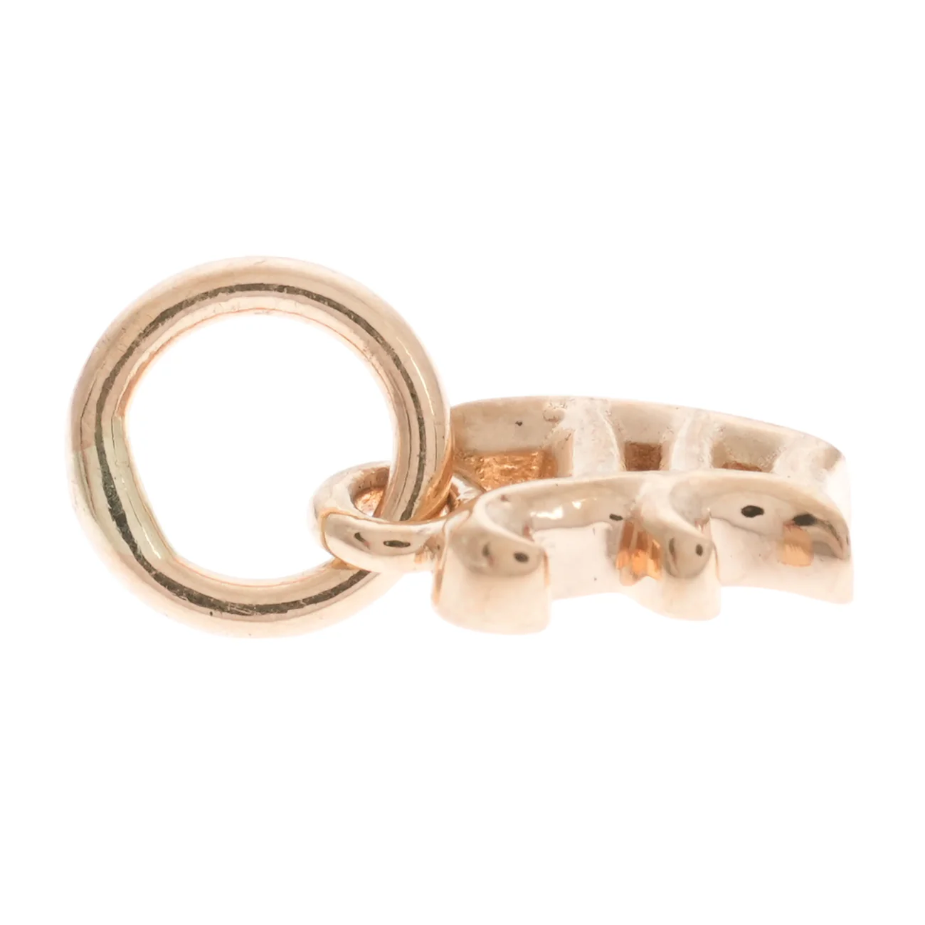 22K イニシャルスタック 【V】ALPHABET STACK 【ゴールドネックレストップ チャーム】 - Image 4