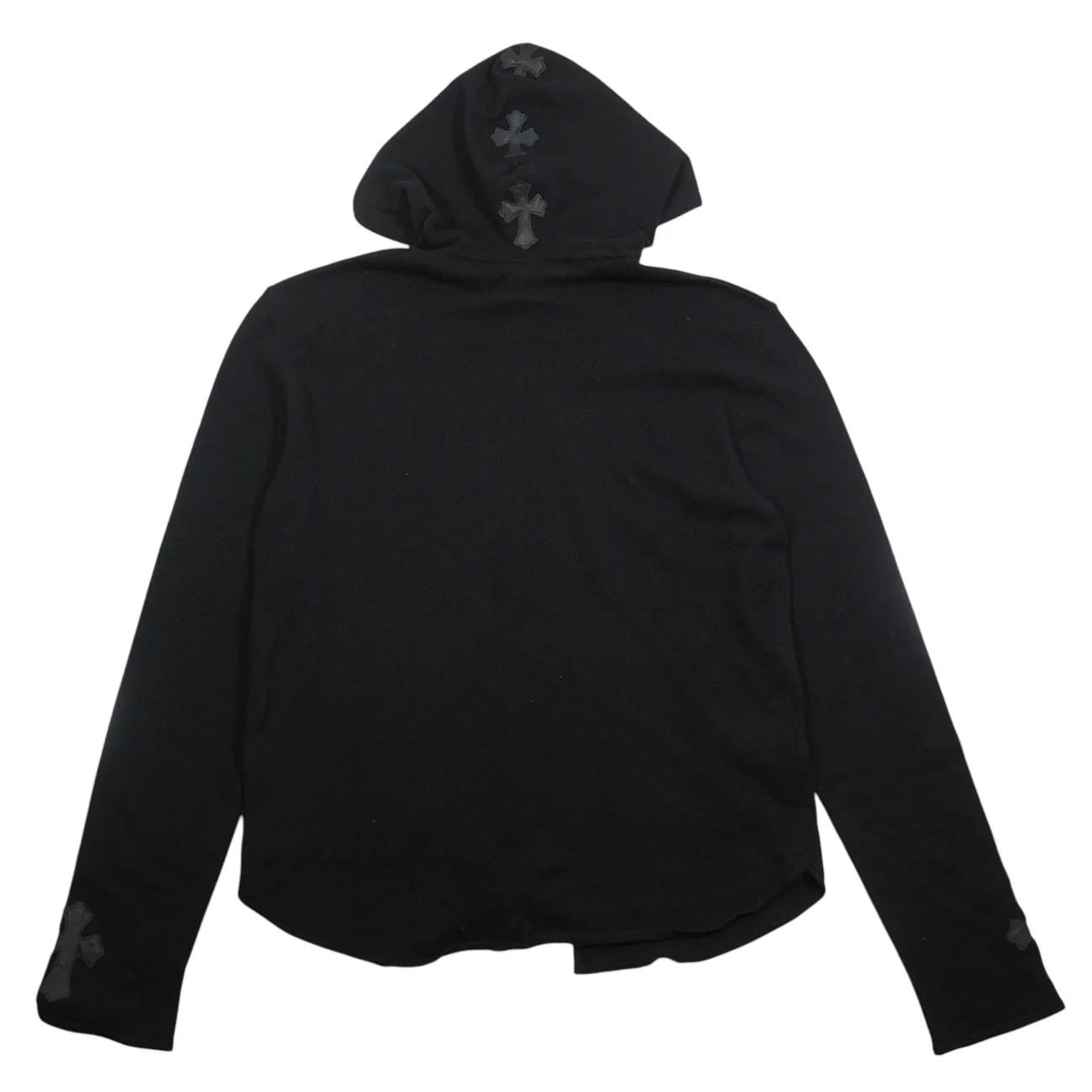 クロスパッチカシミアジップパーカー L - Image 5