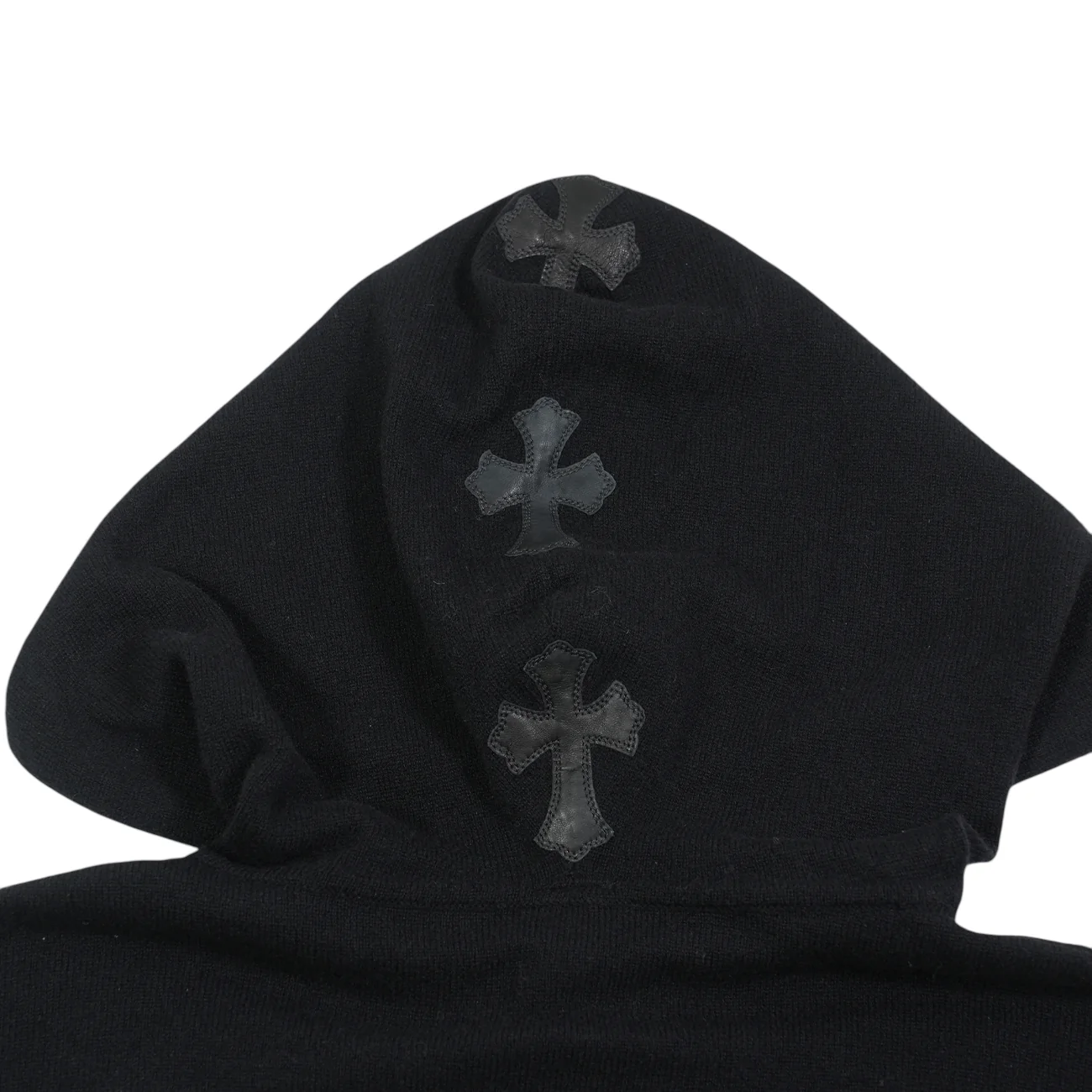 クロスパッチカシミアジップパーカー L - Image 7
