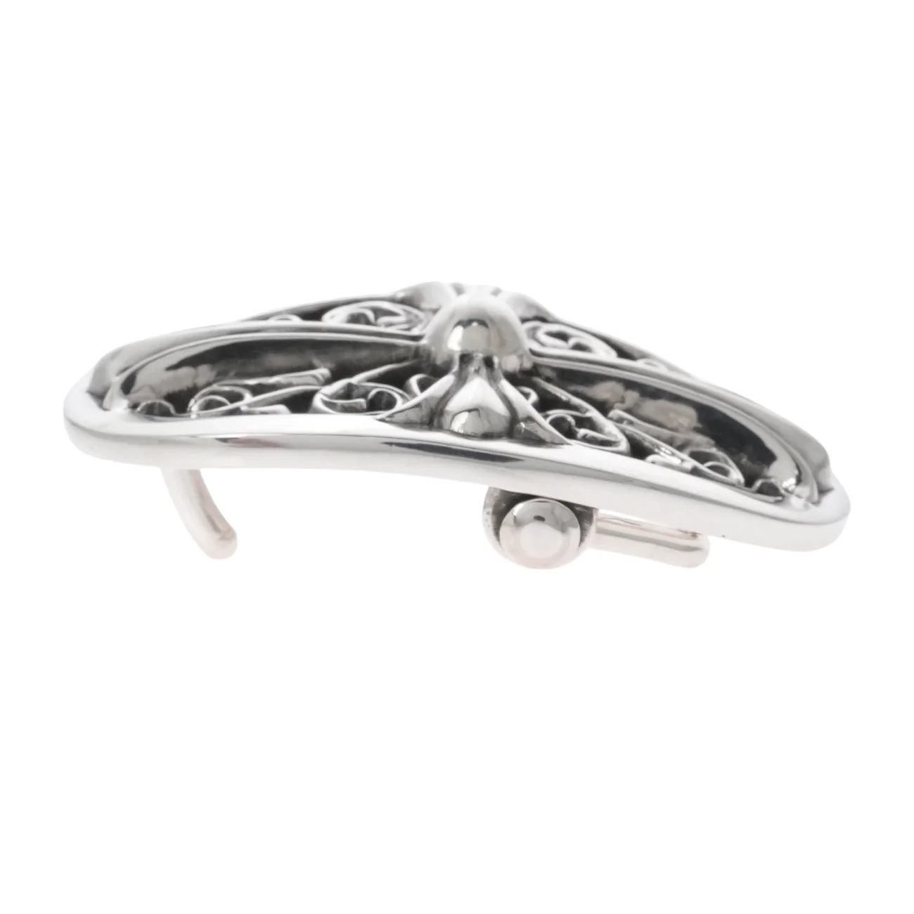 クラシックオーバルクロスバックル BUCKLE CLASSIC OVAL CROSS 1.5 【シルバーバックル ベルト】 - Image 5