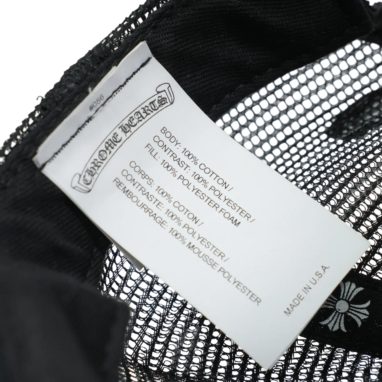 CHOMPER TRUCKER CAP チョンパーパッチクロスボール付メッシュ帽子 - Image 6
