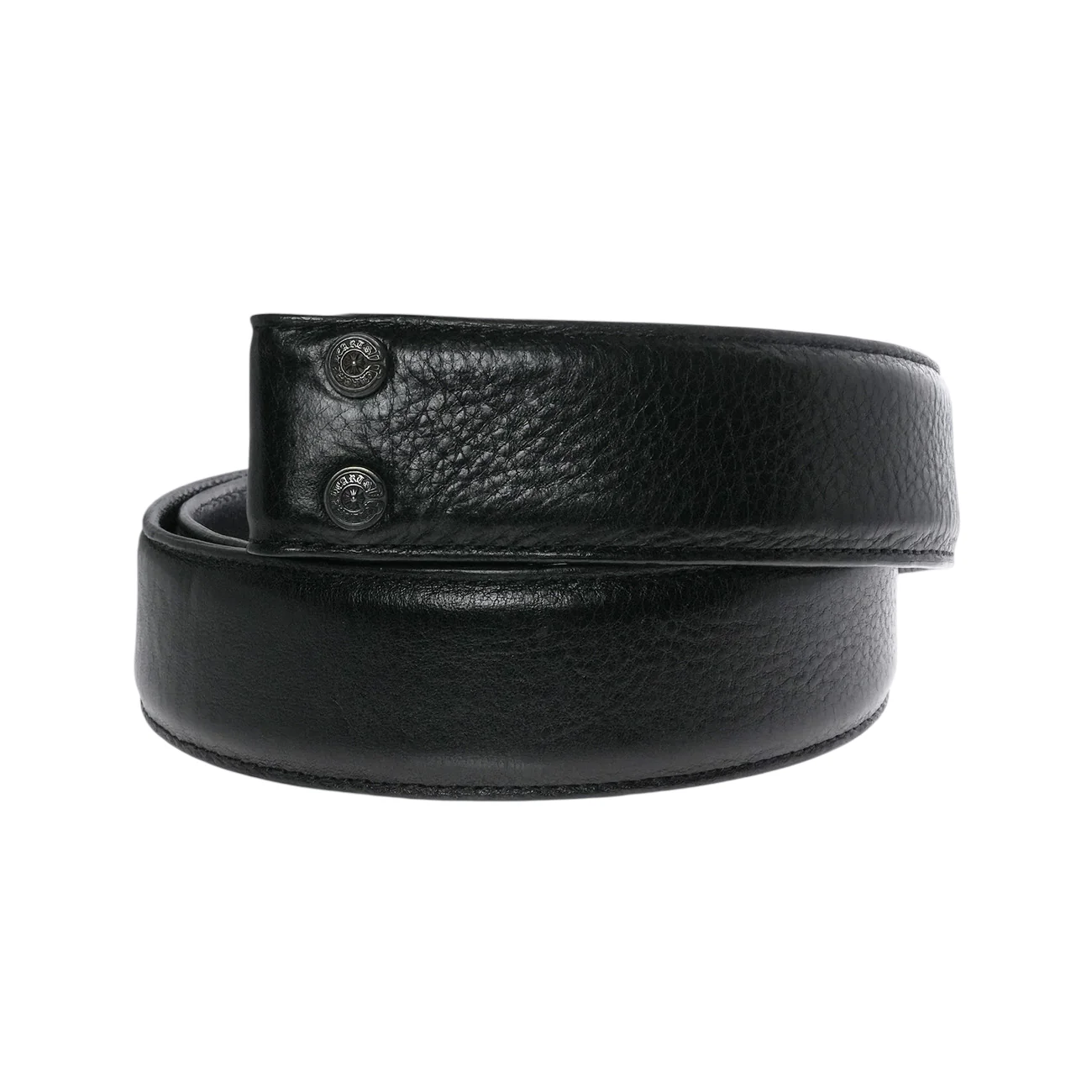 スクロールラベルリベットストラップ SCROLL LABEL STRAP SIZE:34 【シルバーベルトストラップ】