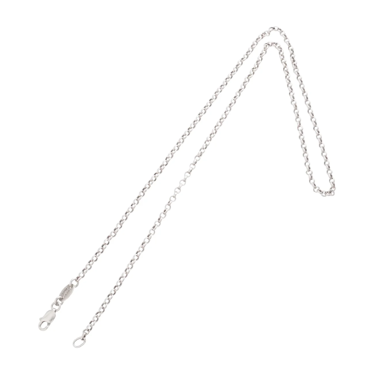 ロールチェーン 16インチ R16 NECK CHAIN 【シルバーネックレス チェーン】