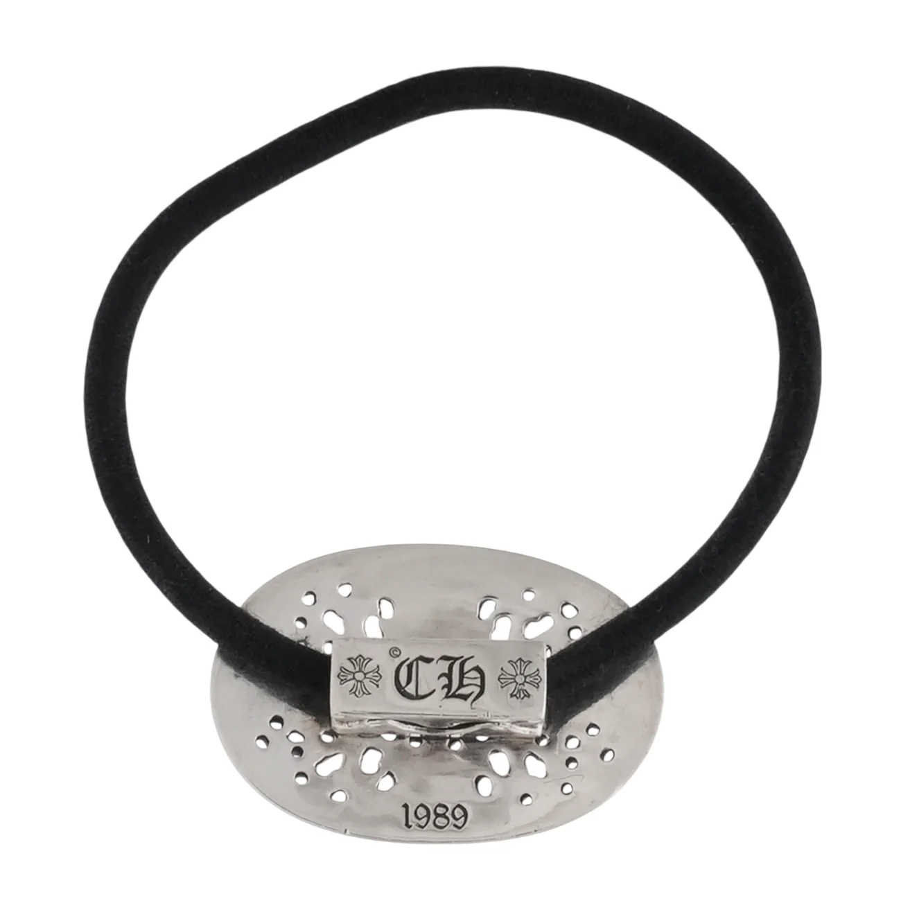 クラシックオーバルヘアゴム CLASSIC OVAL CROSS HAIRBAND 【シルバーコンチョ】 - Image 2