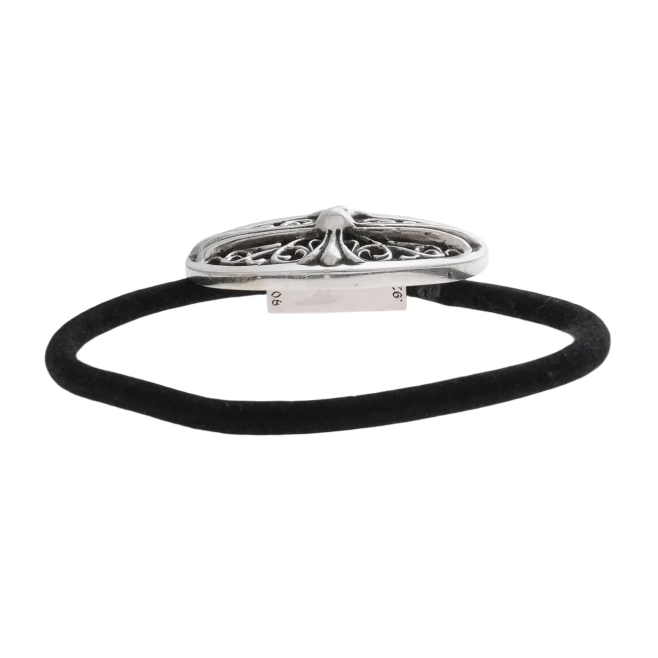 クラシックオーバルヘアゴム CLASSIC OVAL CROSS HAIRBAND 【シルバーコンチョ】 - Image 5