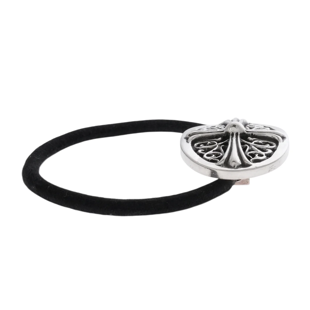 クラシックオーバルヘアゴム CLASSIC OVAL CROSS HAIRBAND 【シルバーコンチョ】 - Image 6