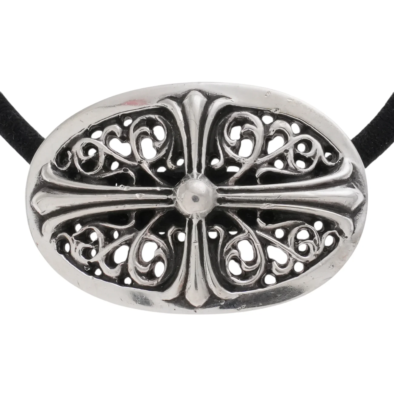 クラシックオーバルヘアゴム CLASSIC OVAL CROSS HAIRBAND 【シルバーコンチョ】 - Image 7