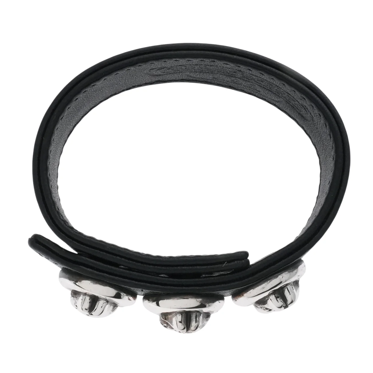 リップ&タン3ボタン2スナップ LIP&TONGUE 3BTN2SNP 【シルバー レザーブレスレット】 - Image 6