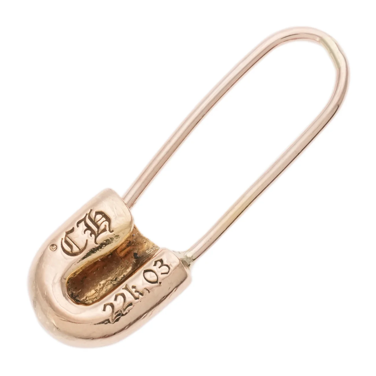 22K セーフティピン CHプラス SAFETY PIN CH PLUS 【ゴールドピアス】 - Image 2