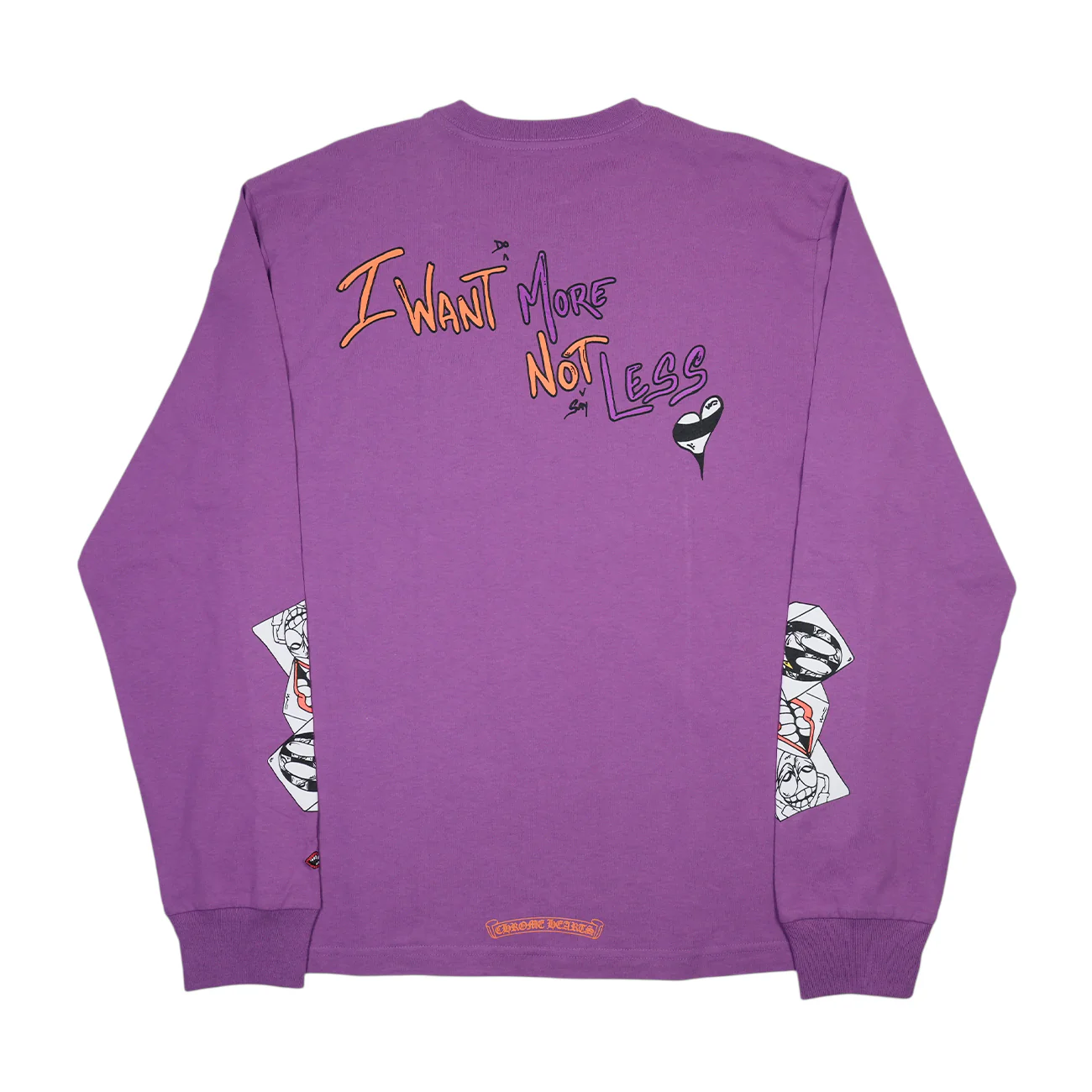 PPO I WANT MORE NOT LESS L S MATTY BOYバックプリント長袖カットソー L - Image 2