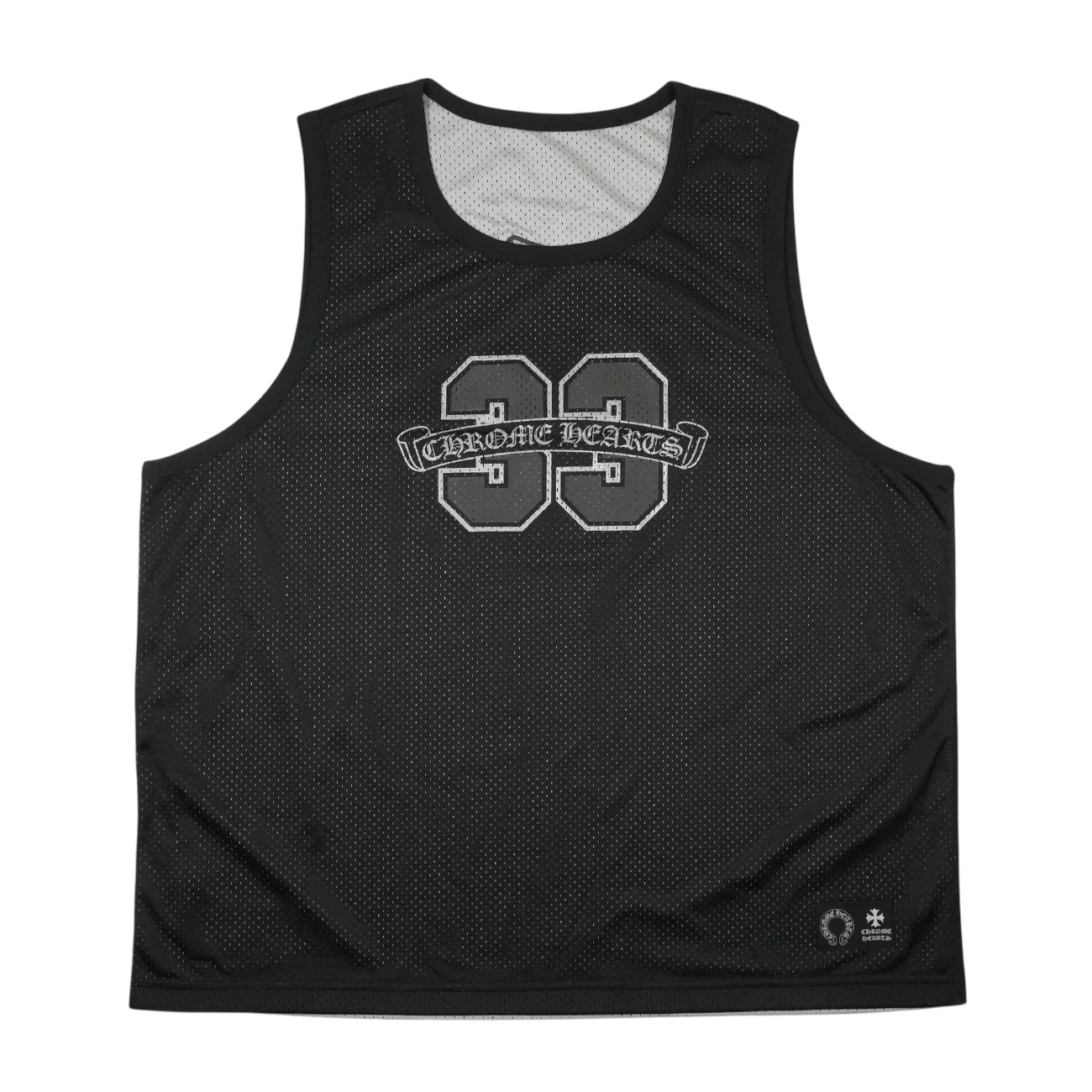 MESH WARM UP JERSEY リバーシブルCHロゴプリントメッシュタンクトップ XL