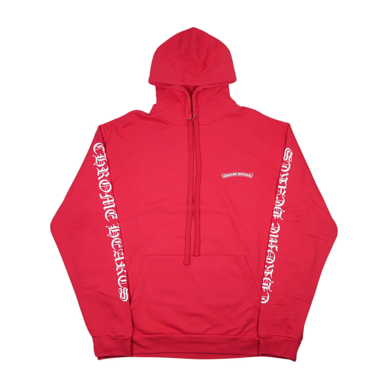 袖ロゴプリント 【パーカー】【レッド】 SIZE:XL