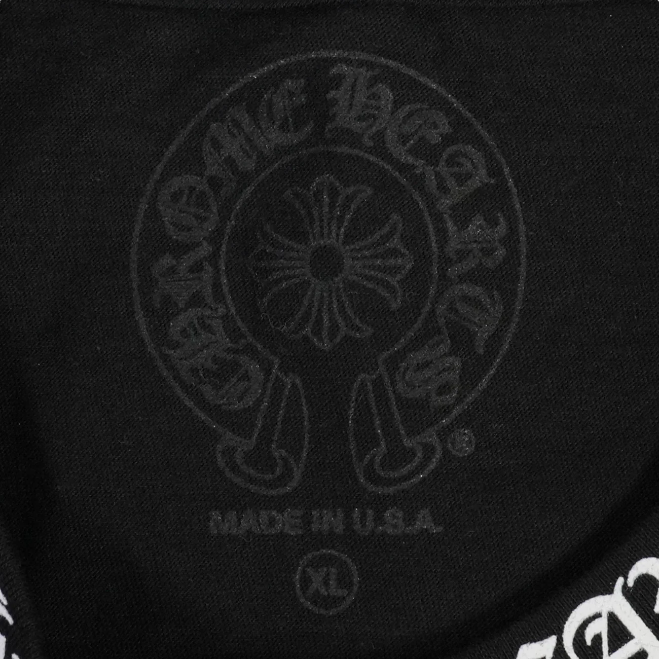 ネックロゴプリント 【Tシャツ】【ブラック】 SIZE:XL - Image 3