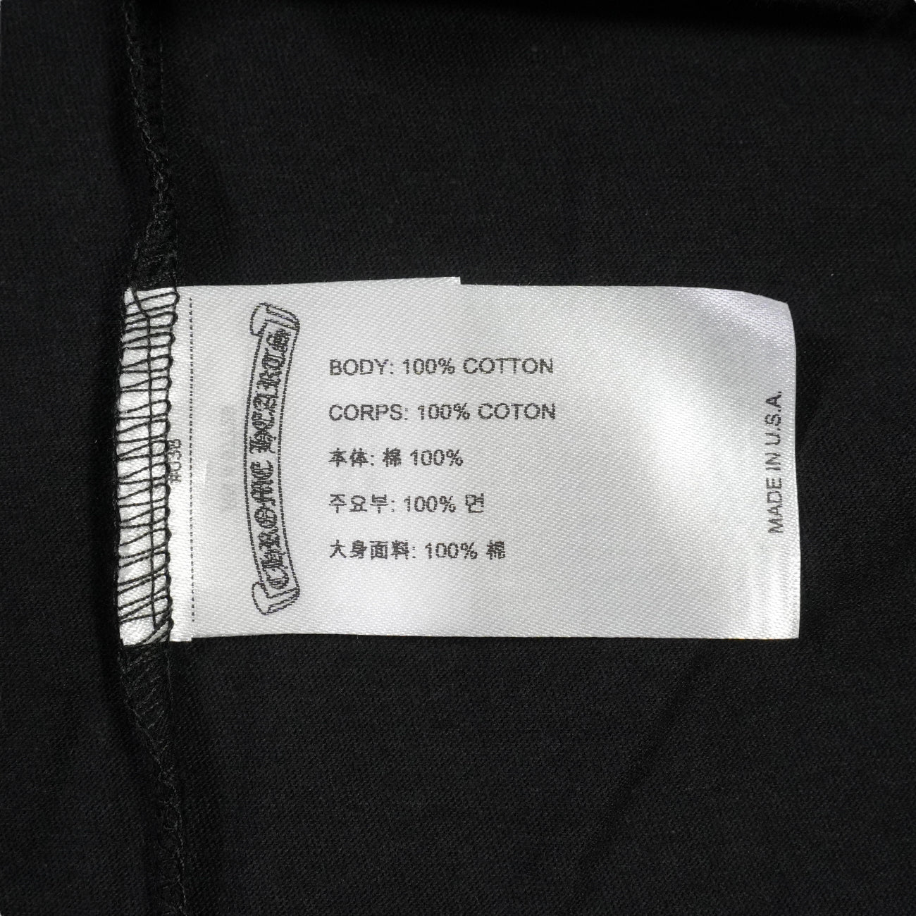 ネックロゴプリント 【Tシャツ】【ブラック】 SIZE:XL - Image 6