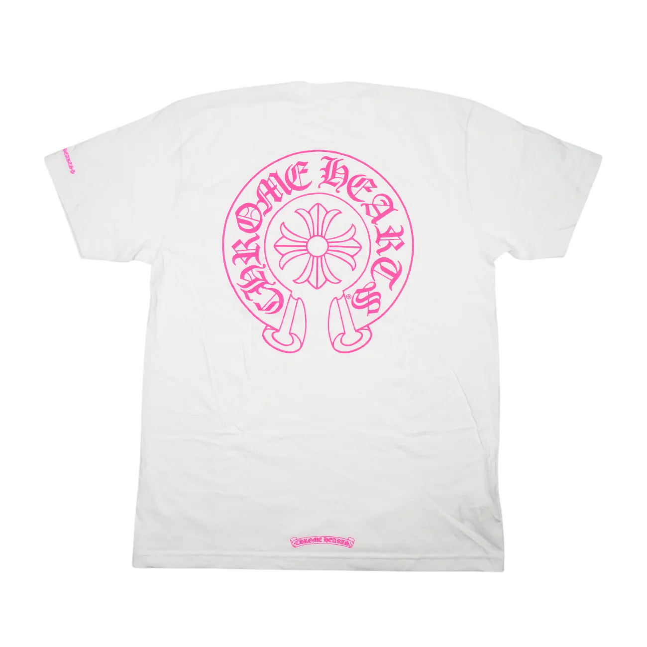 ホースシューバックプリント 【Tシャツ】【ホワイト×ピンク】【新品】 SIZE:XL - Image 8