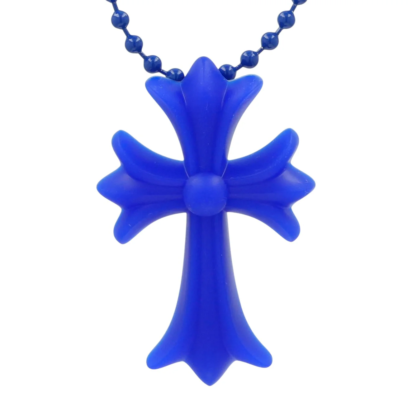 ラバースモールCHクロス RUBBER SML CH CROSS 【シリコンネックレストップ ペンダント】ネイビー インボイス付き