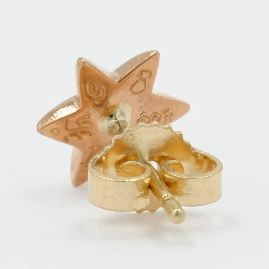 22K 6ポイントスタースタッド 6POINT STAR STUD【ゴールドピアス】 - Image 3